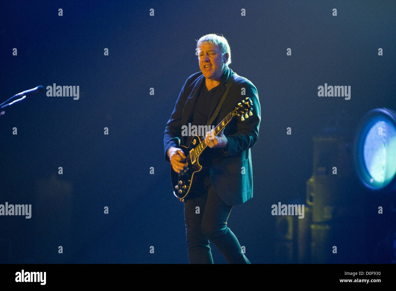 Nov. 21, 2012 - San Diego, CA, US - Prog-Rock legends RUSH performed at Valley View Casino Center in San Diego on November 21, 2012. Pictured: ALEX LIFESON. (Credit Image: © Daniel Knighton/ZUMAPRESS.com) Stock Photo