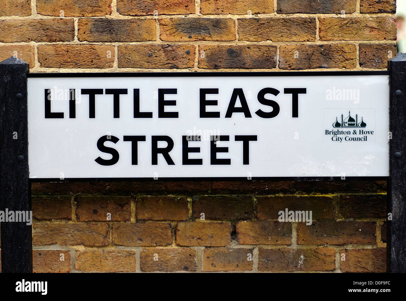 Little East Street, where the Film 'Quadrophenia' was filmed, Brighton, East Sussex, Britain. Stock Photo