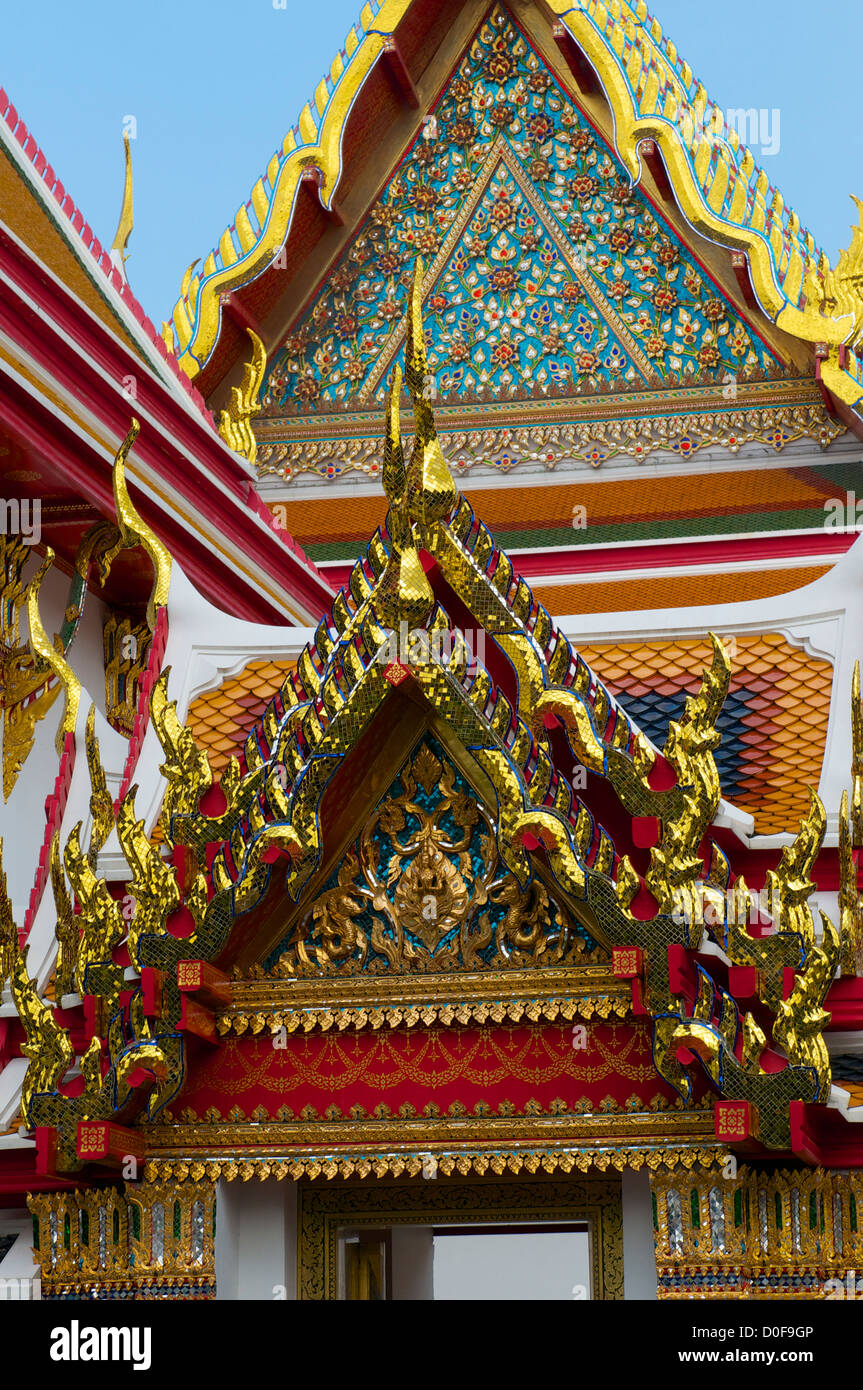 Wat Pho temple in Bangkok Stock Photo - Alamy