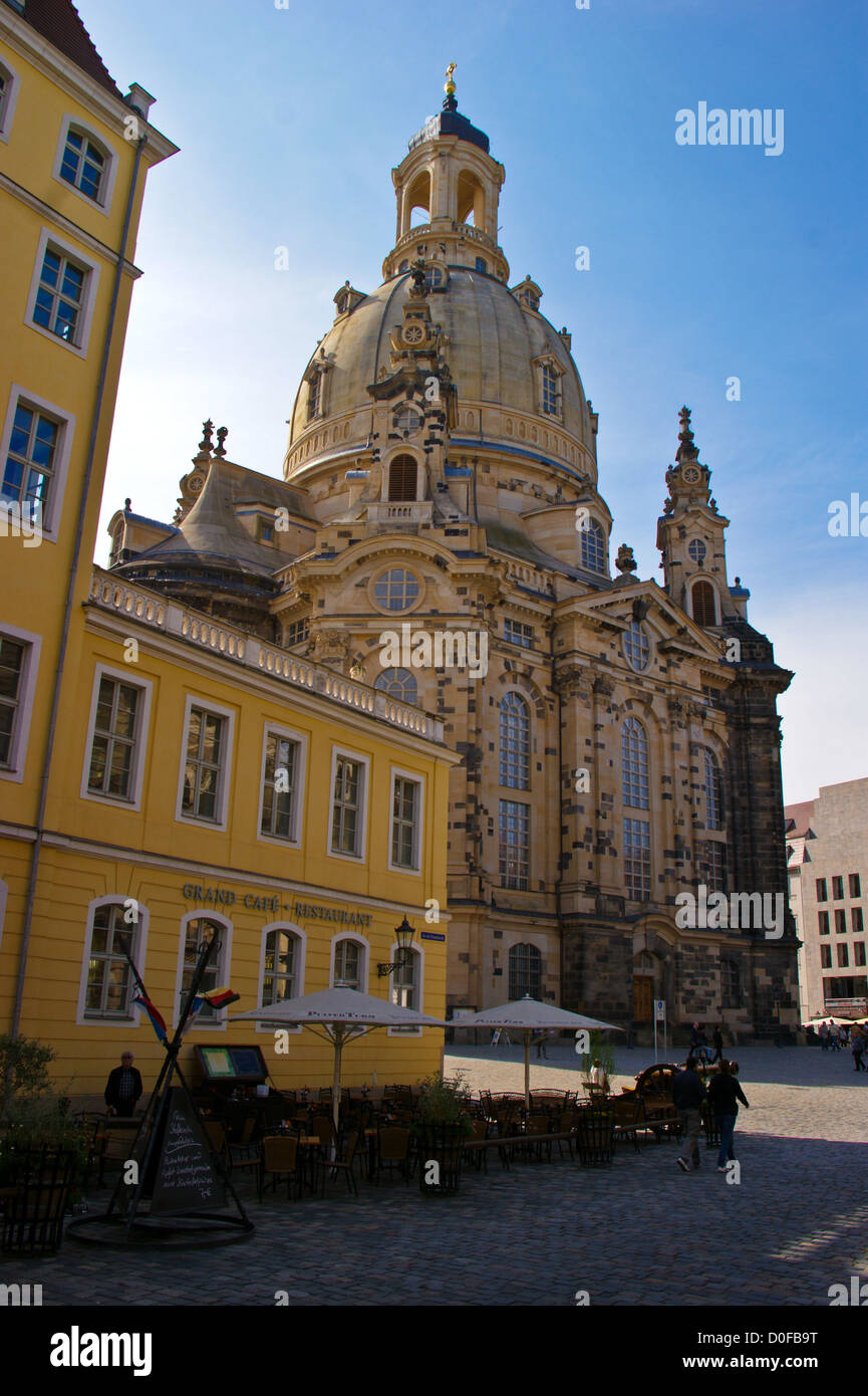 Frauenkirche, Dresden, Sachsen, Saxony, Germany Stock Photo