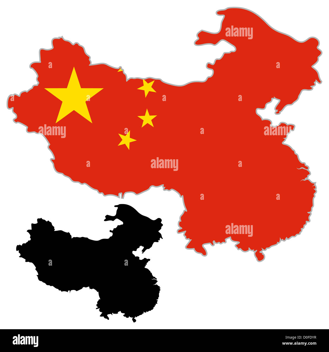 China Political Map High Resolution Stock Photography and Images - Alamy