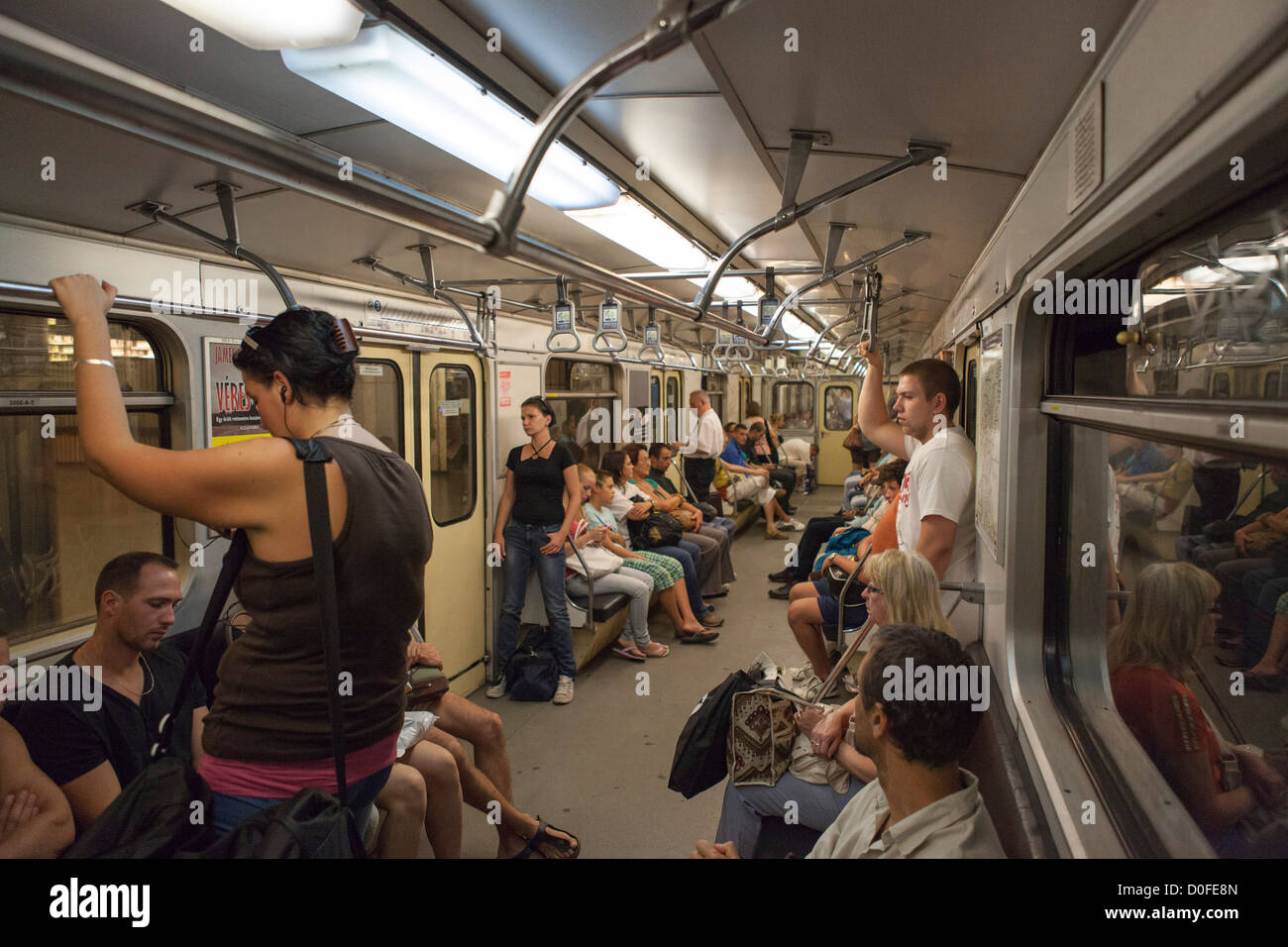 Metro of Budapest, Hungary Stock Photo Alamy