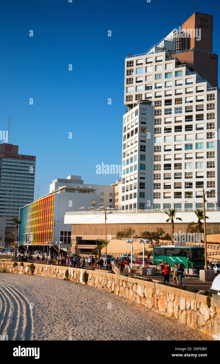 King David and Dan Hotel, Gordon Beach, Ha'yarkon Street, Tel Aviv, Israel,  Europe Stock Photo - Alamy