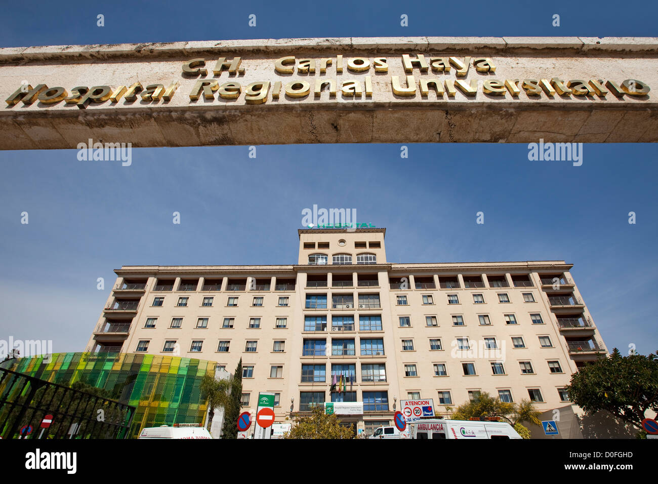 Carlos Haya Hospital in Malaga Andalusia Spain Hospital Carlos Haya Málaga Andalucia España