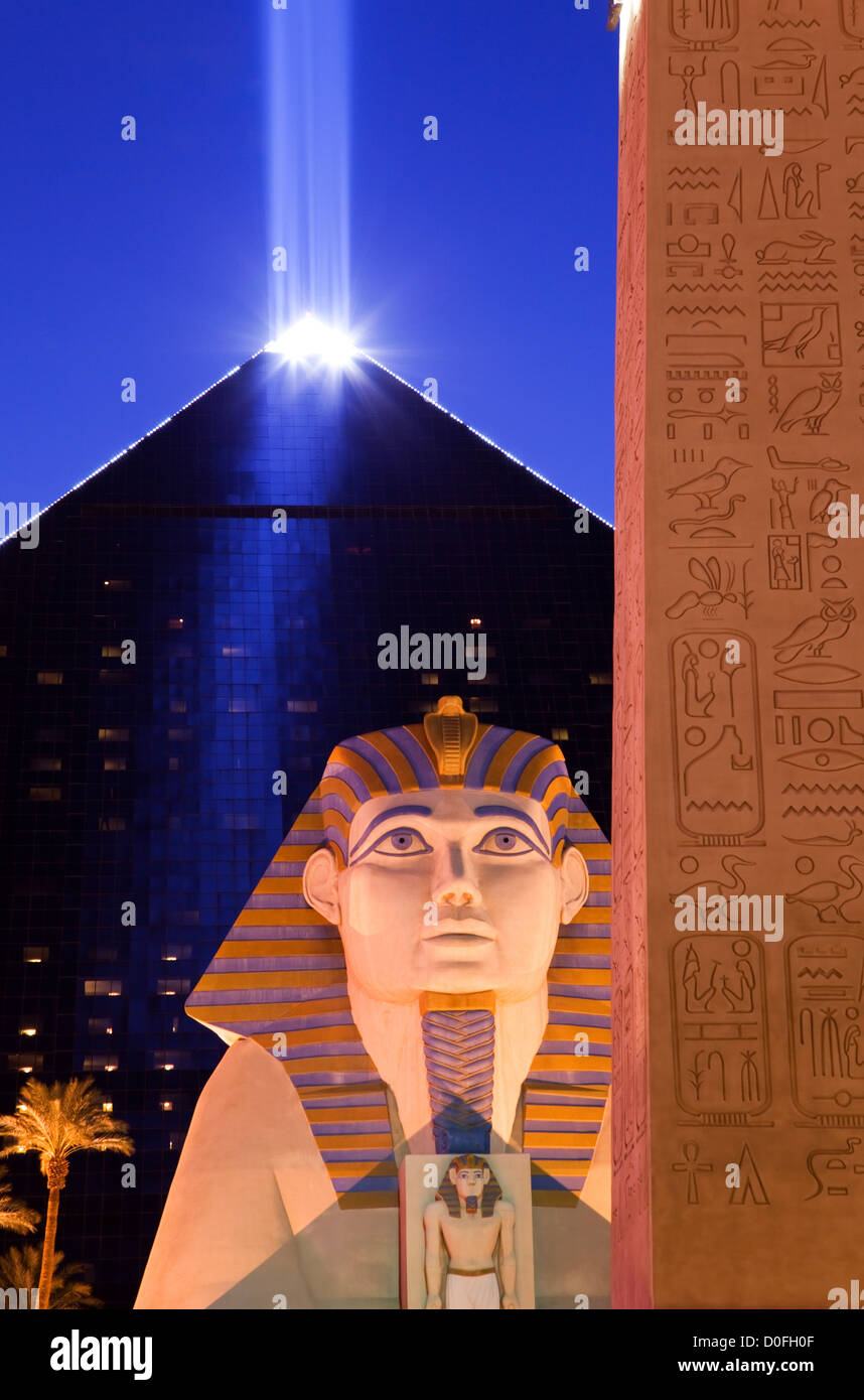 The Luxor Hotel and Casino, Las Vegas Stock Photo