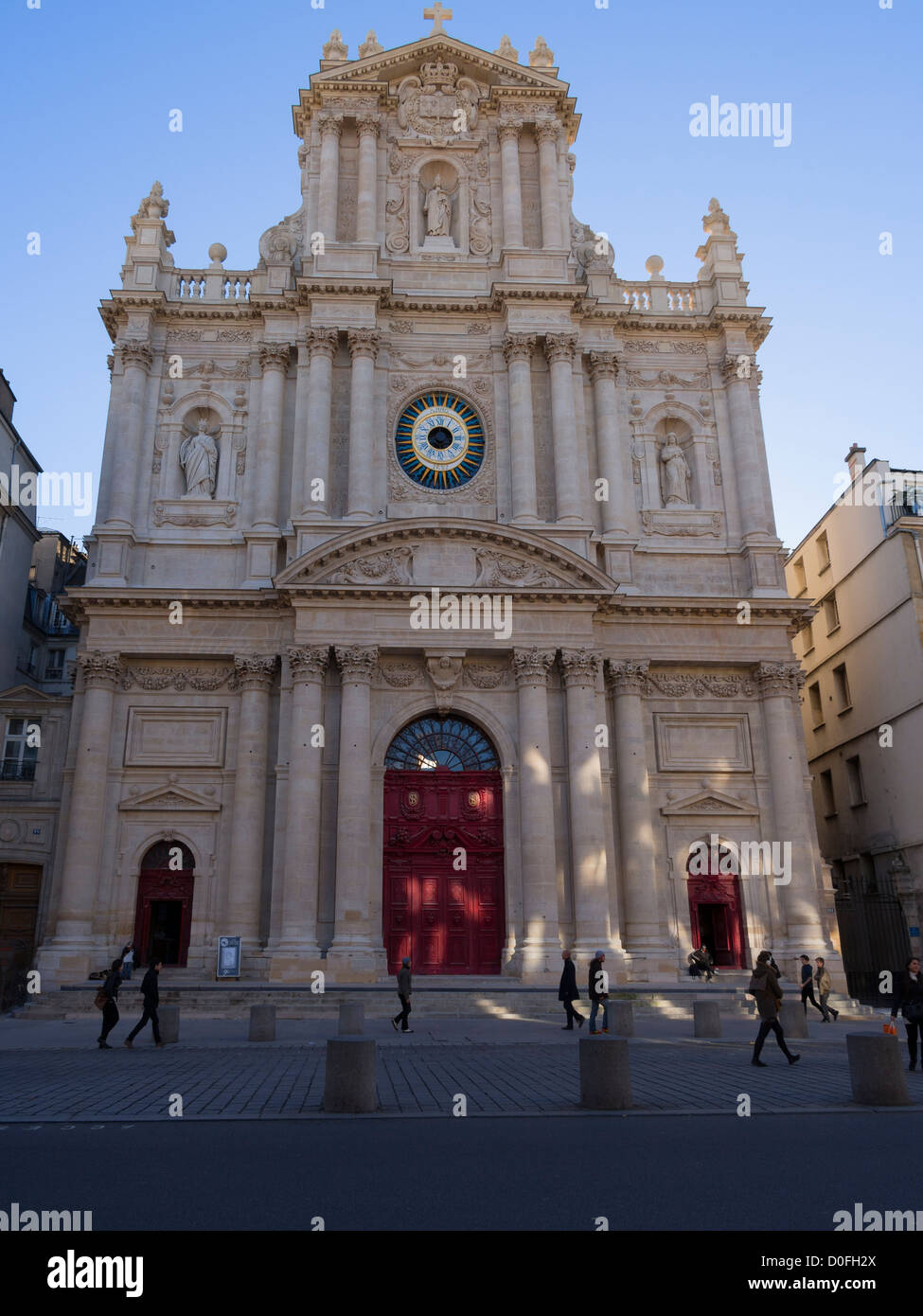 Church of Saint-Paul-Saint-Louis, Paris. 17th century church constructed for the Jesuits by Louis XIII Stock Photo