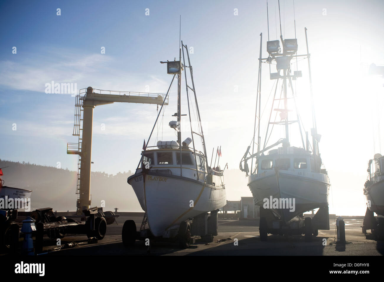 OR0023900...OREGON Boat launching area at the Port Orford Harbor in