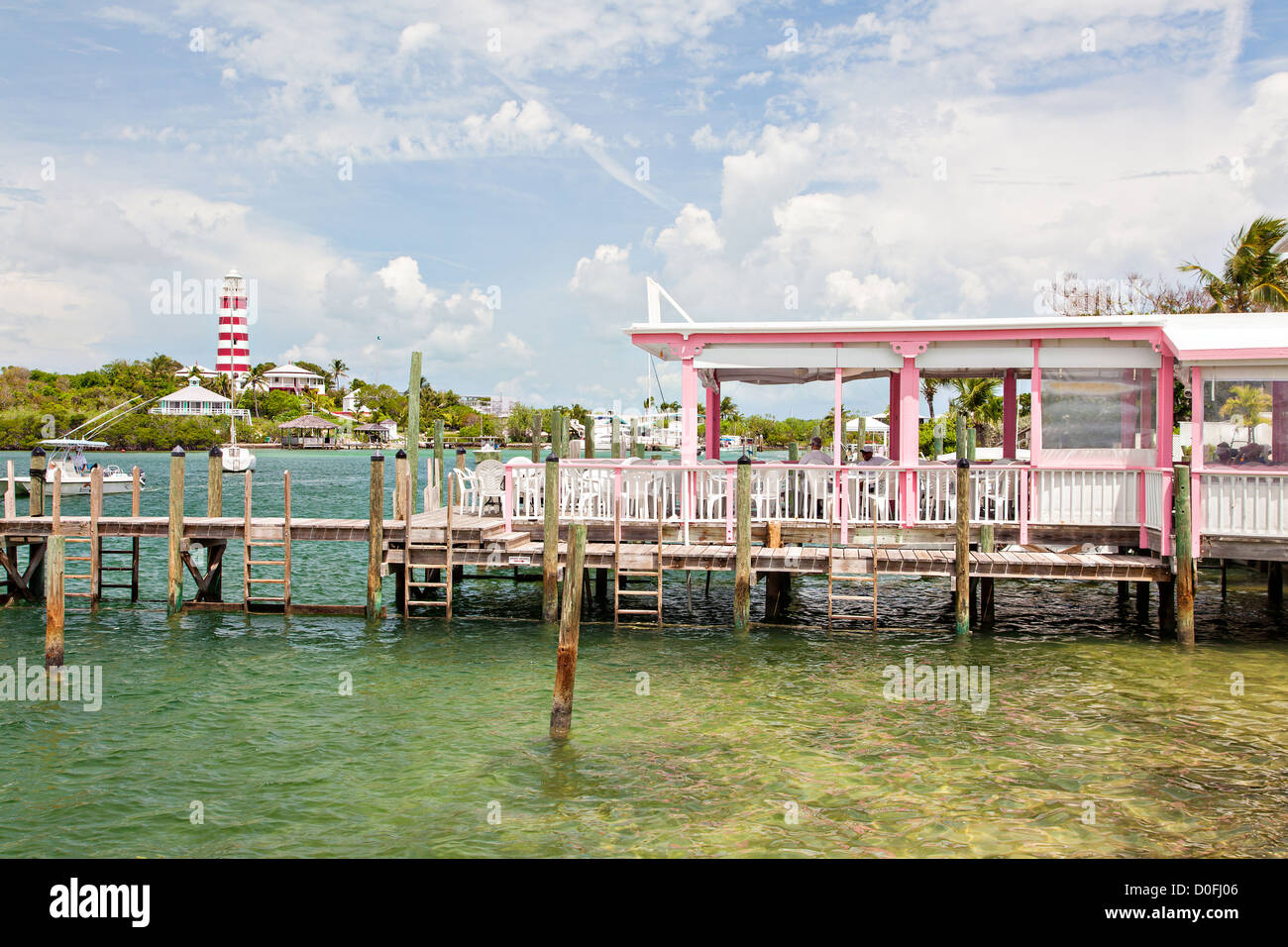 Famous Captain Jacks bar and restaurant in the tiny village of Hope