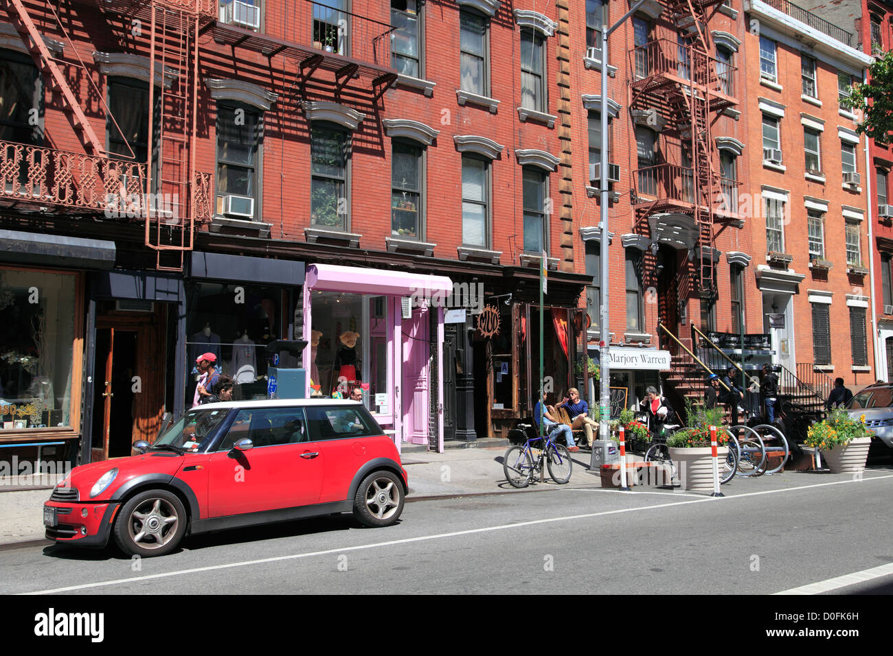 Street Scene, East Village, Manhattan, New York City, USA Stock Photo