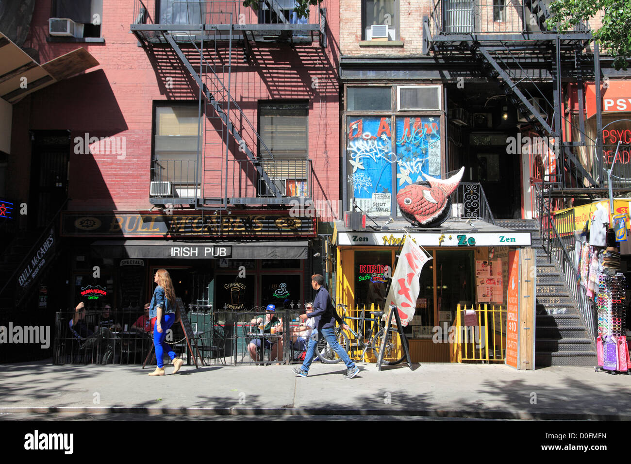 St. Marks Place, Greenwich Village, East Village, Manhattan, New York