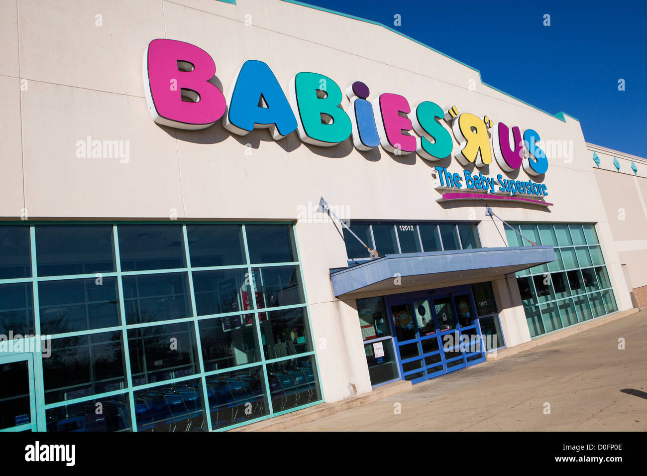 A Babies R Us retail location.  Stock Photo