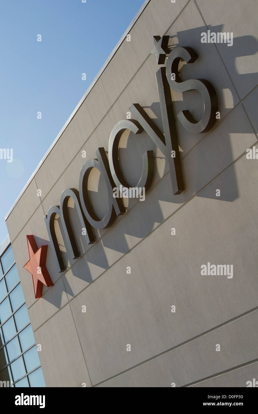 A Macy's department store.  Stock Photo