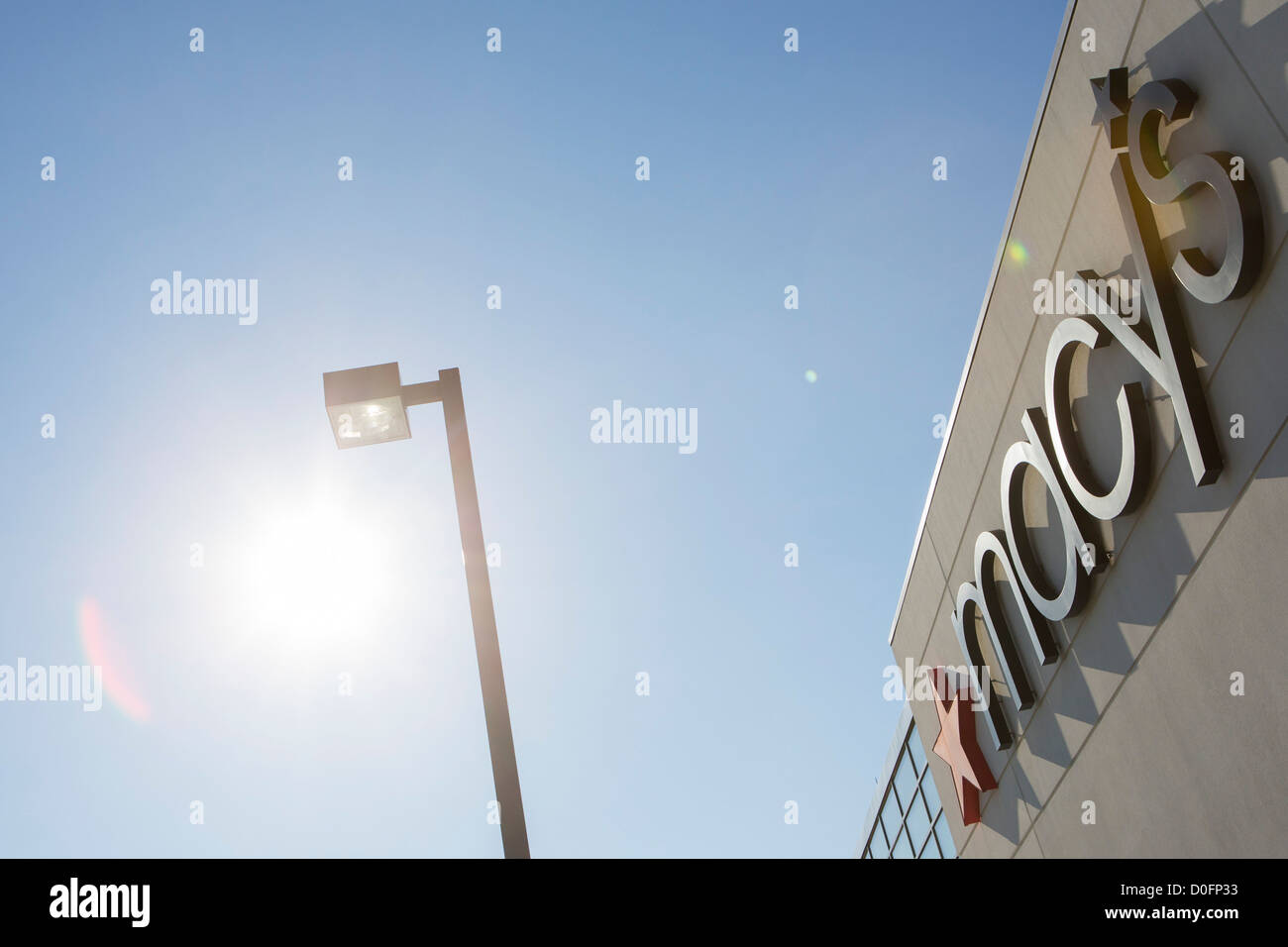 A Macy's department store.  Stock Photo