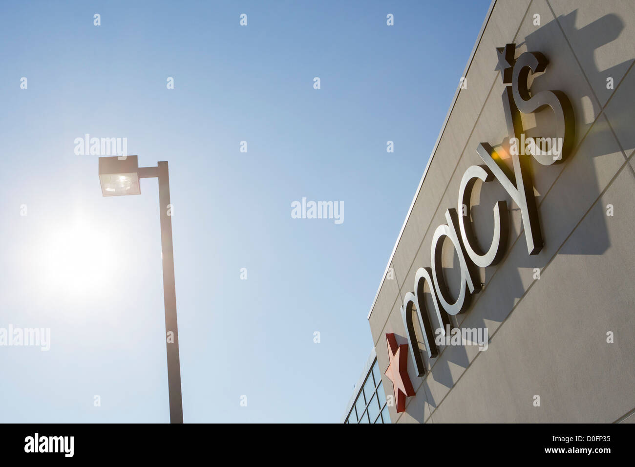 A Macy's department store.  Stock Photo