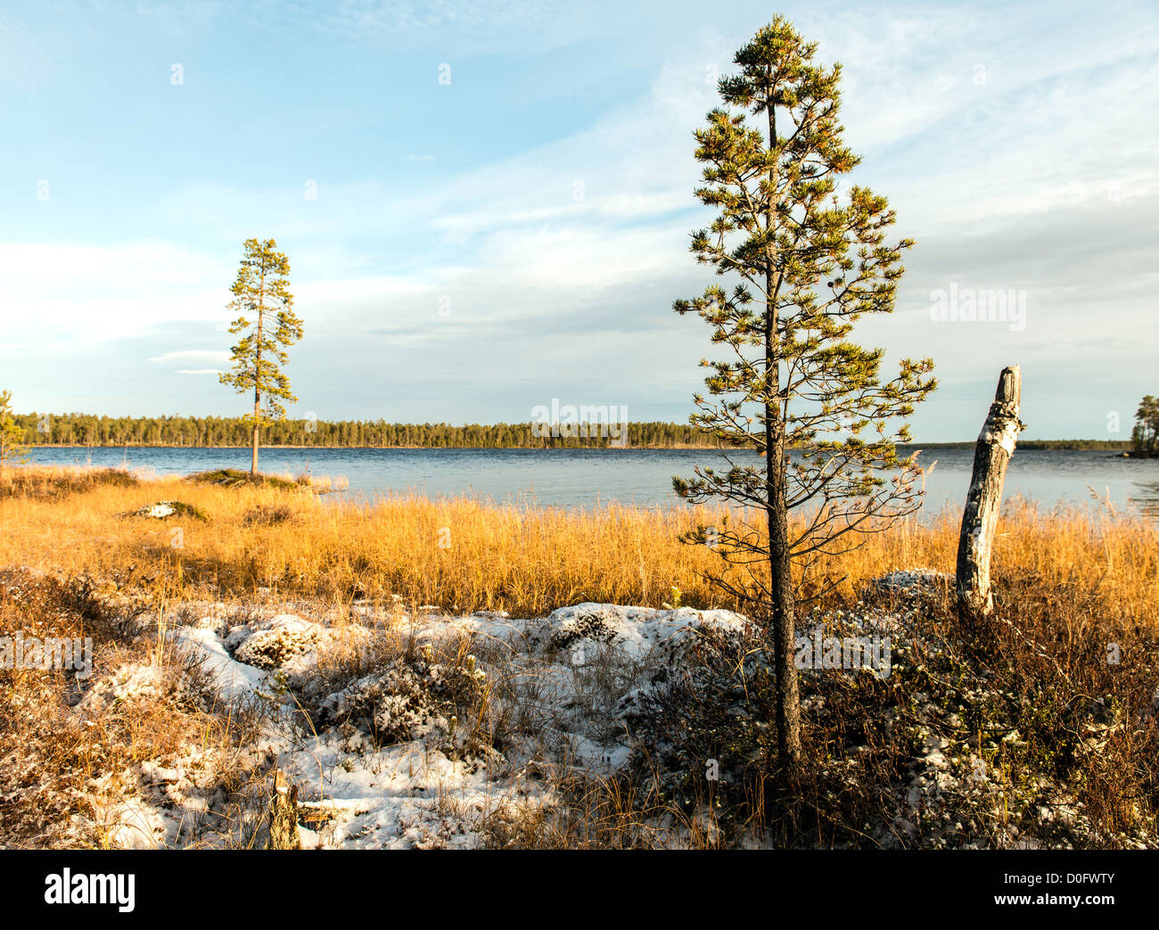 Lapland North Finland Scandinavia Europe Stock Photo