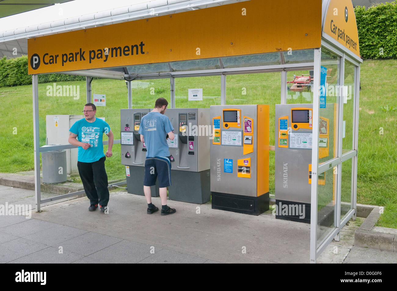 Car Park Payment at Stansted Airport Stock Photo Alamy