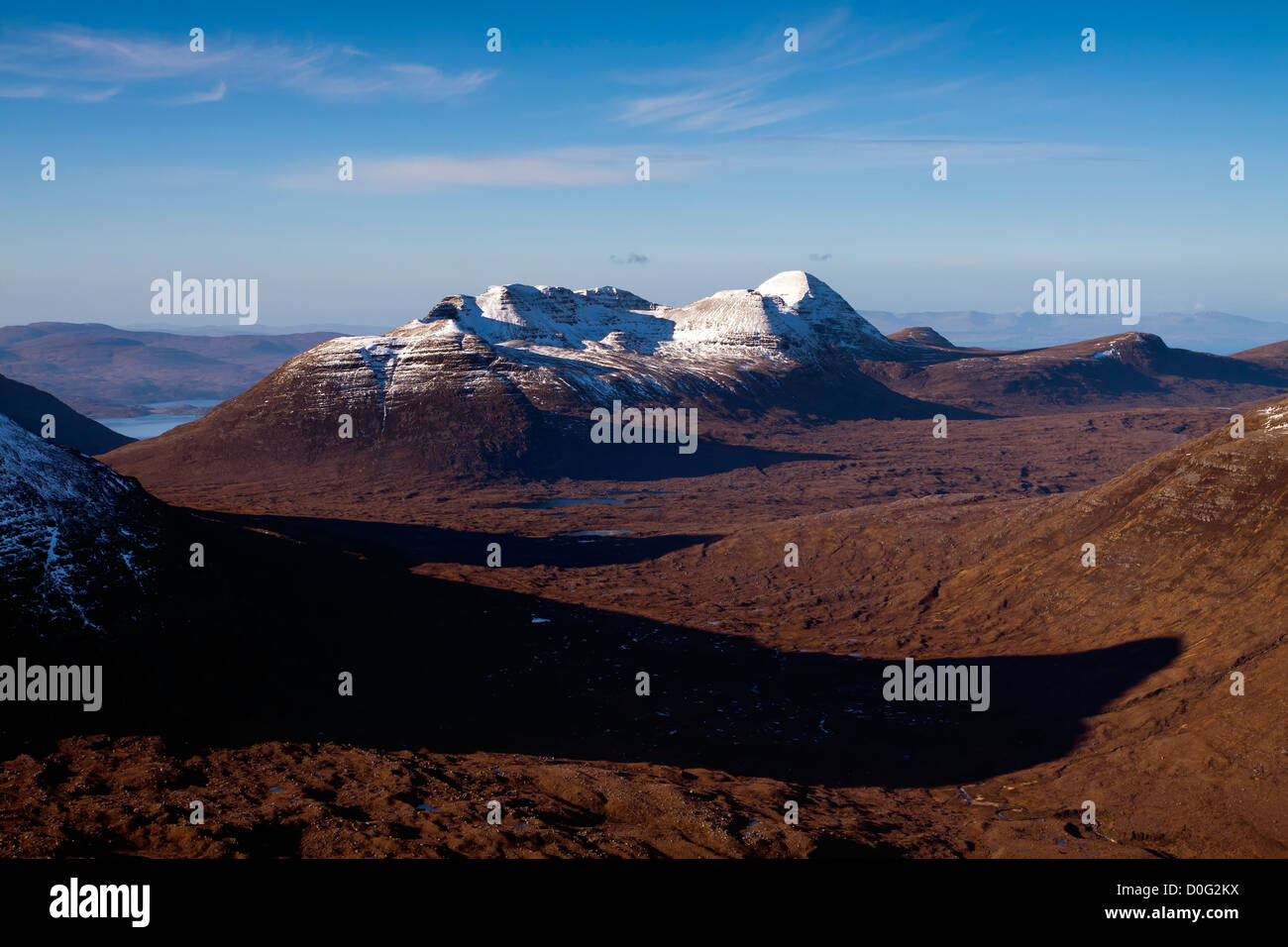 Torridon mountain munro winter snow hires stock photography and images