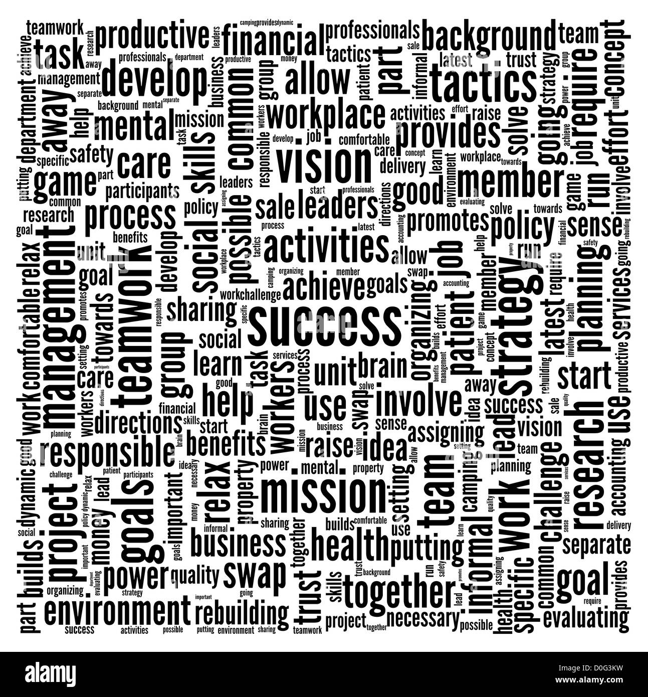 success-concept-related-words-in-tag-cloud-isolated-on-white-stock