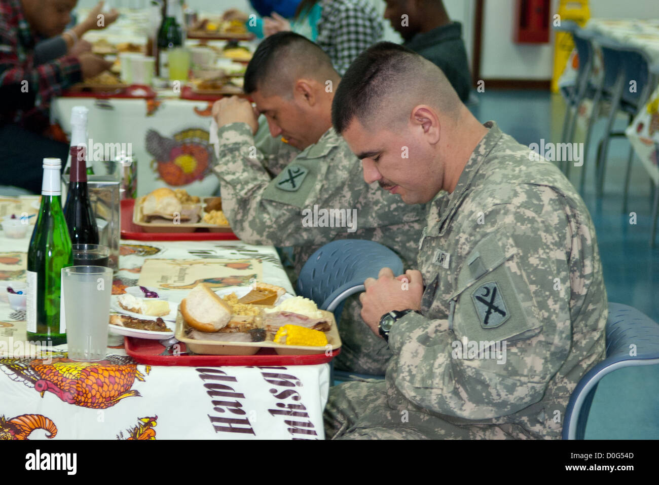 Soldiers deployed to Kosovo as part of KFOR 16 take a minute before ...