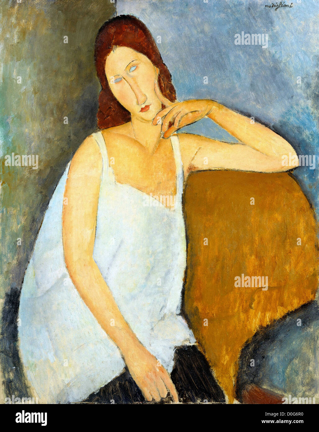 Amedeo Modigliani Jeanne Hébuterne 1918 Metropolitan Museum of Art - New-York Stock Photo