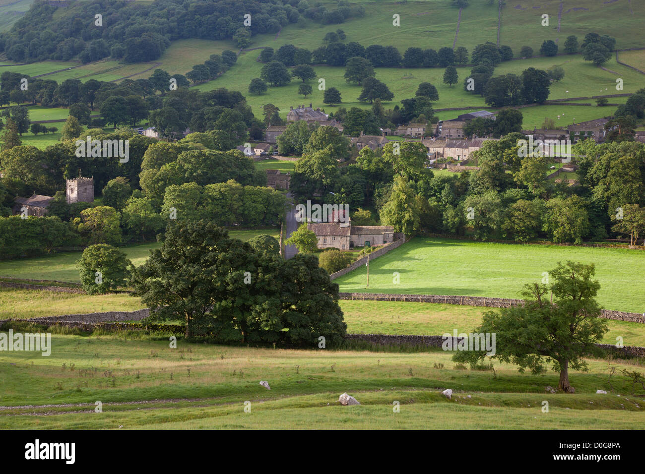 Arncliffe village, Littondale in The Yorkshire Dales, UK Stock Photo