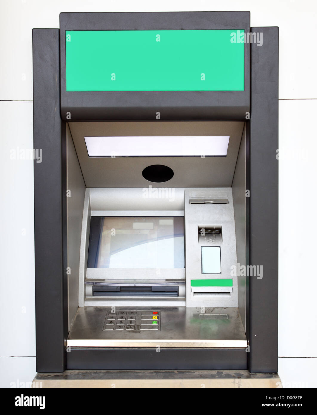 Close up of automated teller machine Stock Photo