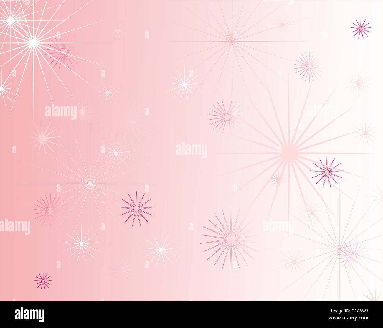 Pink background white stars hi-res stock photography and images - Alamy