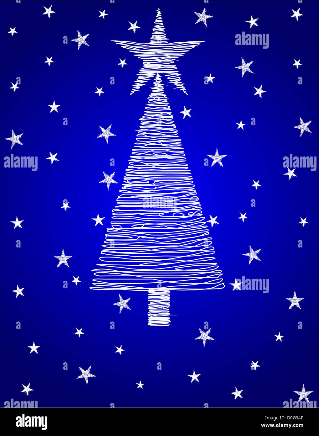 Christmas tree crayon drawing hires stock photography and images Alamy