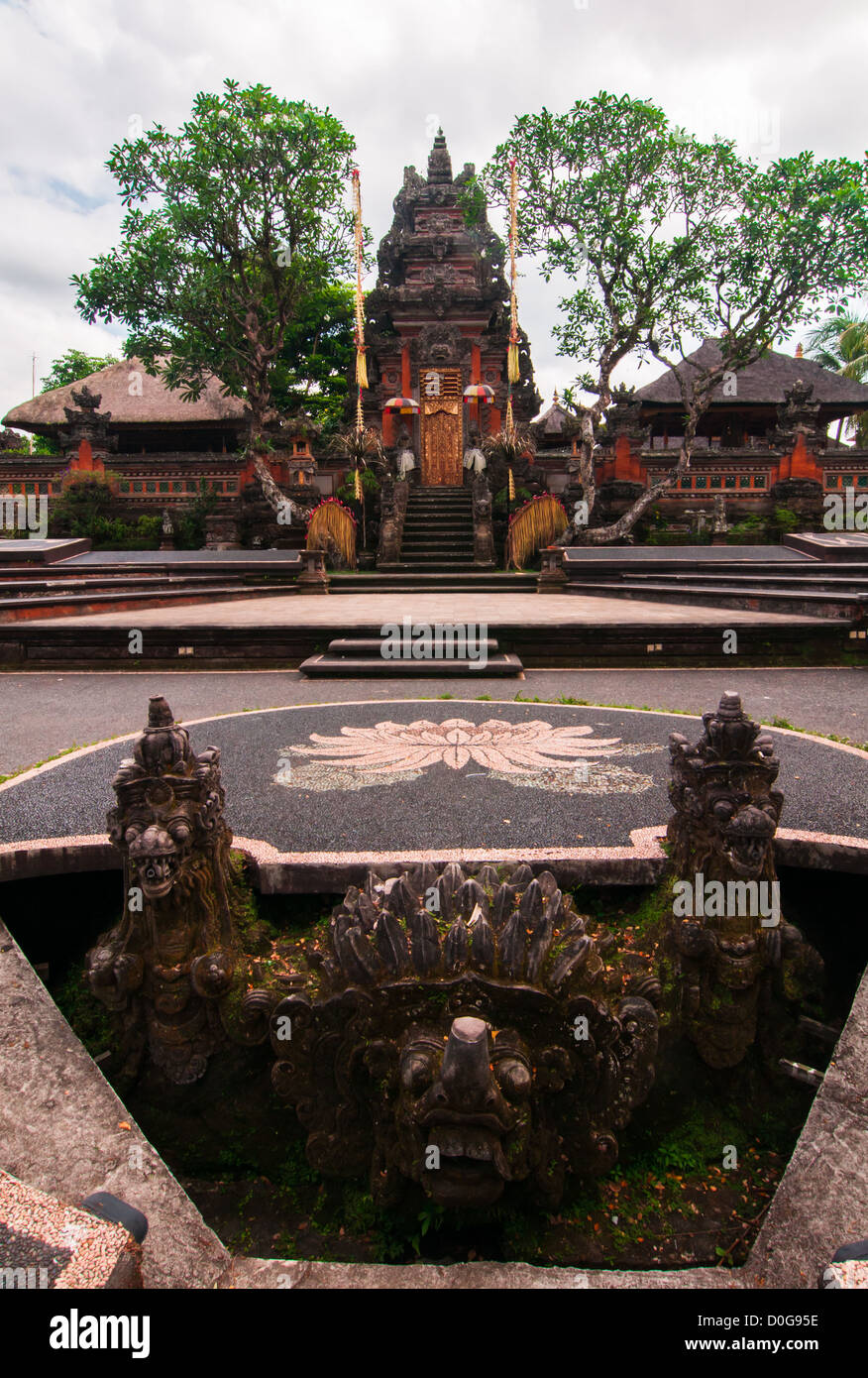 Pura Taman Kemuda Saraswati temple Ubud, Bali, Indonesia Stock Photo