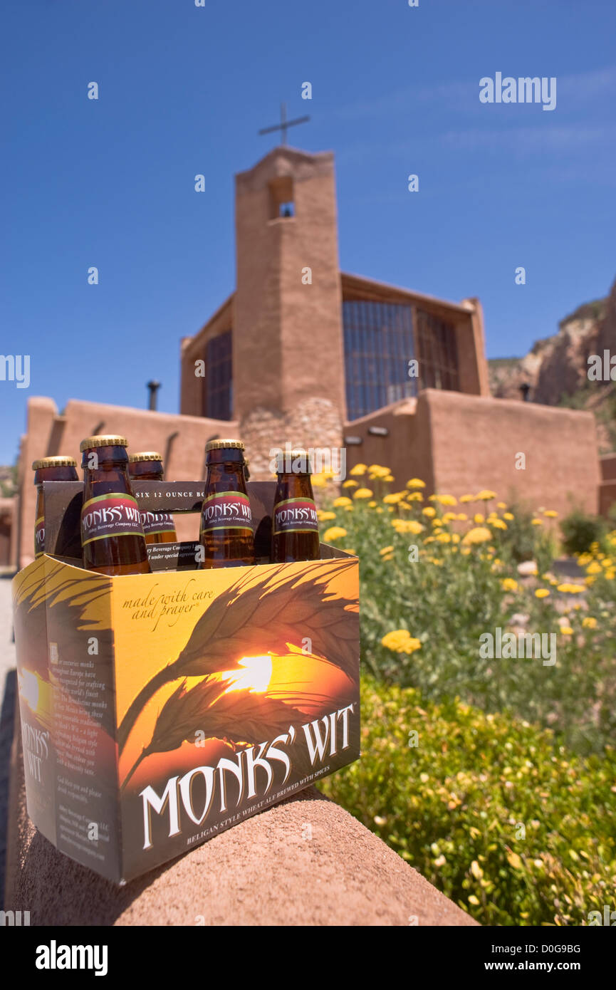 A sixpack of Monks' Wit beer, brewed by the Brothers at Christ in the