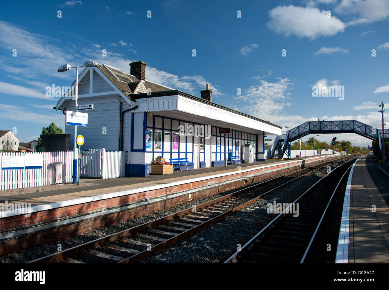 North Queensferry railway station, Fife, Scotland Stock Photo