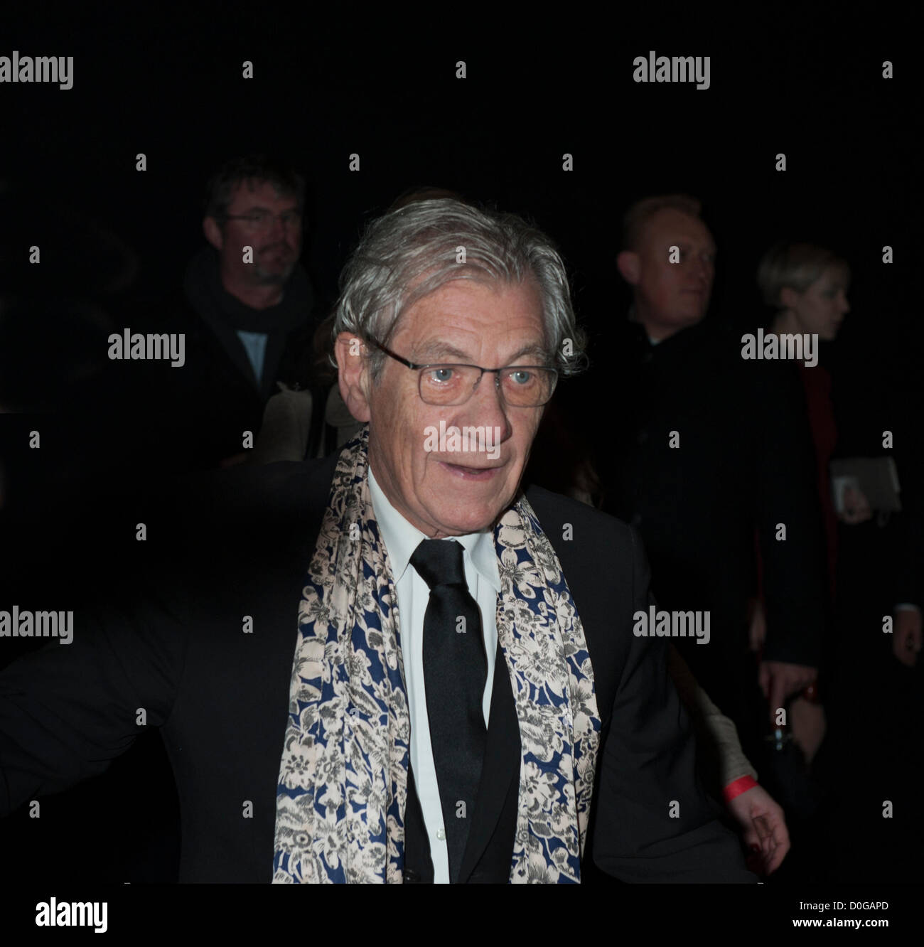 Sir Ian McKellen at Evening Standard Theatre Awards 2012, The Savoy, London 25th November 2012 Stock Photo