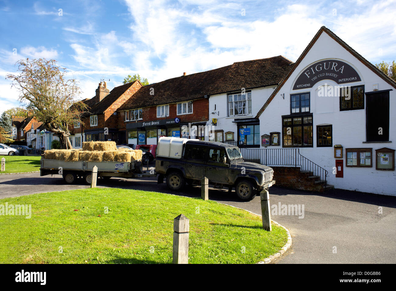 Chiddingfold village centre Chiddingfold Surrey England UK GB rural countryside country town England English Great Britain Stock Photo