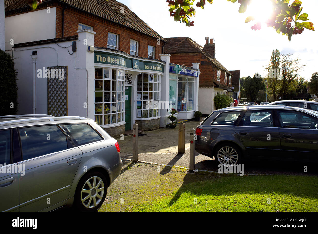 The Green Room Tea and Coffee House, Chiddingfold, Surrey, England, UK, GB, rural, England, English, Great, Britain, British, Stock Photo