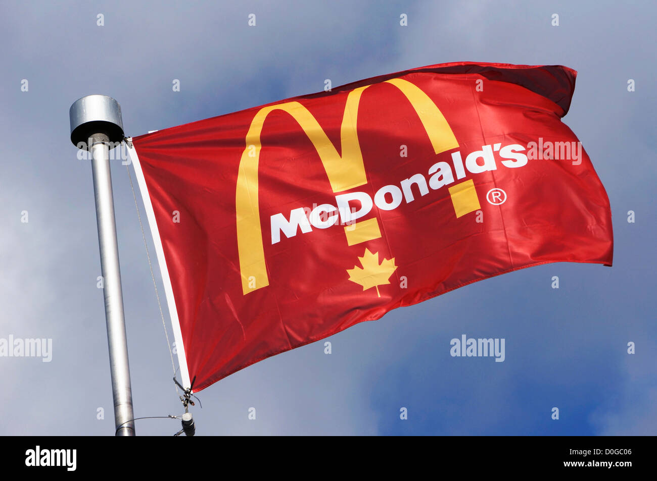 McDonald's Canada, Flag Stock Photo