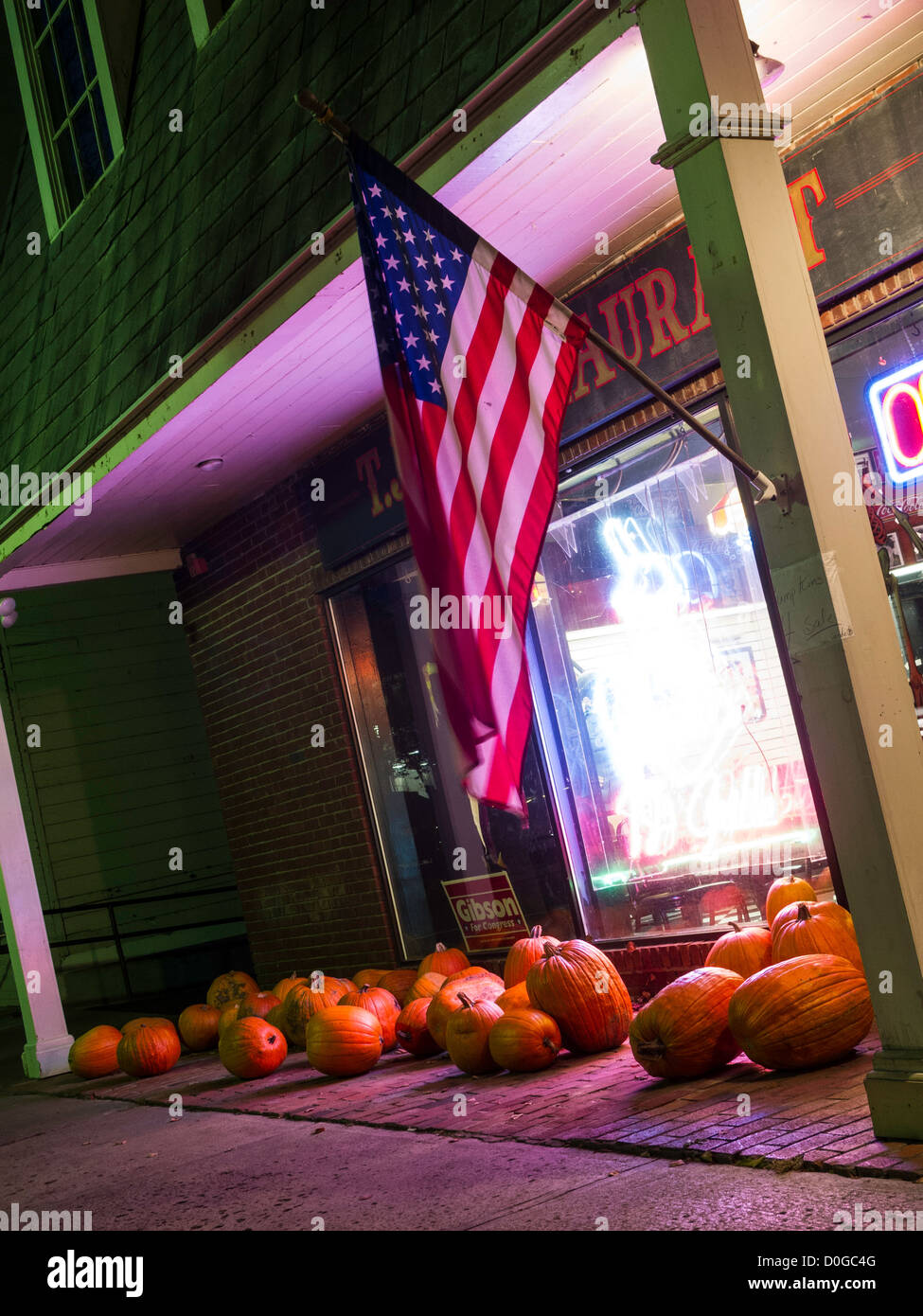 Main Street, Cooperstown, New York, USA Stock Photo