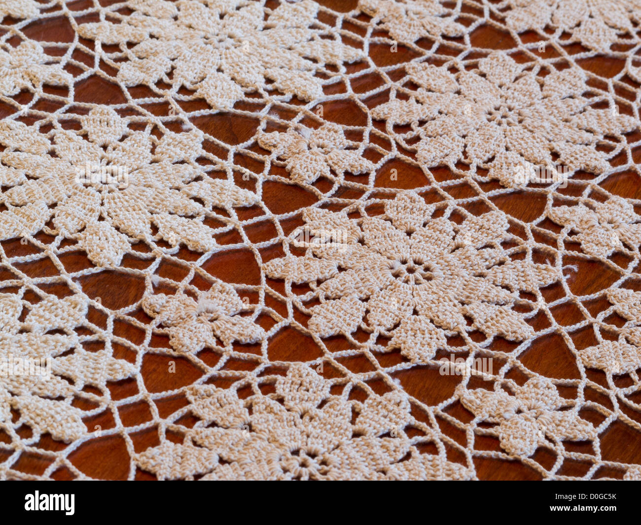 Vintage Handcrafted Lace Stock Photo