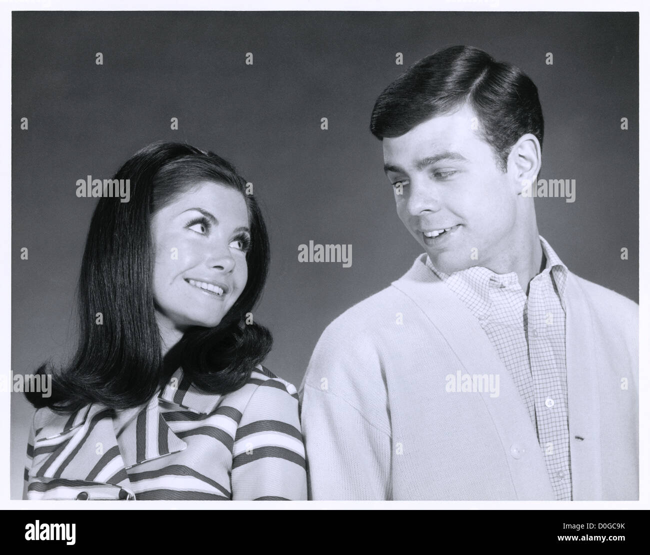 Portrait of a young couple Stock Photo