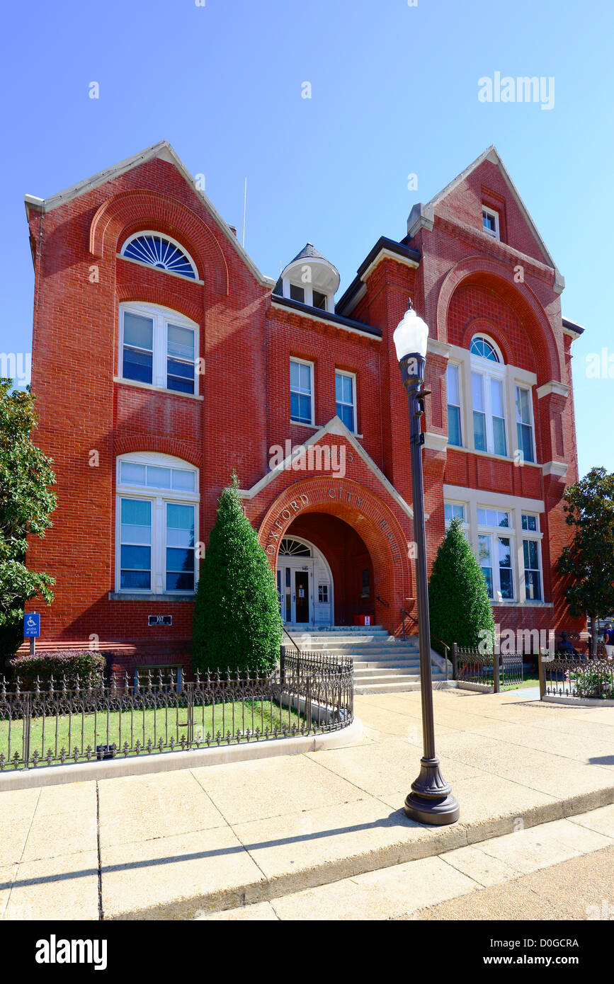 Oxford Mississippi City Hall MS USA Stock Photo Alamy