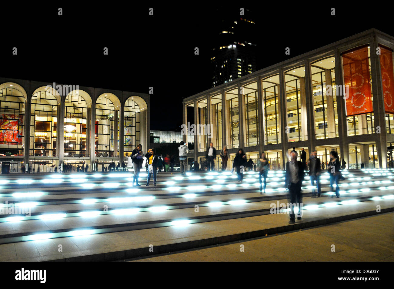 The renovated Lincoln Center Performing Arts center, Broadway, New York City, USA, Stock Photo
