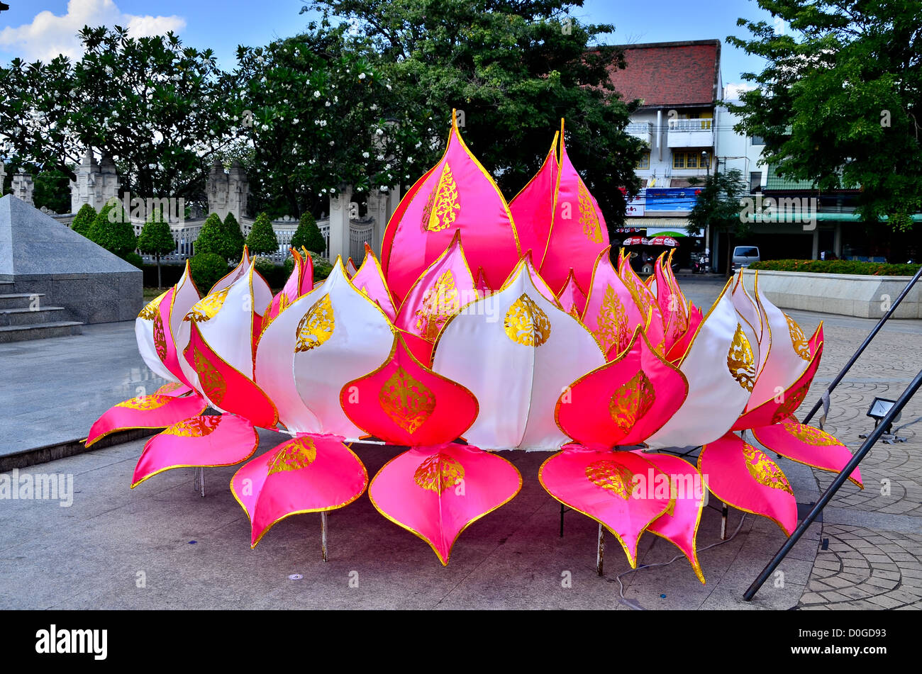 Loy Kratong Festival Stock Photo
