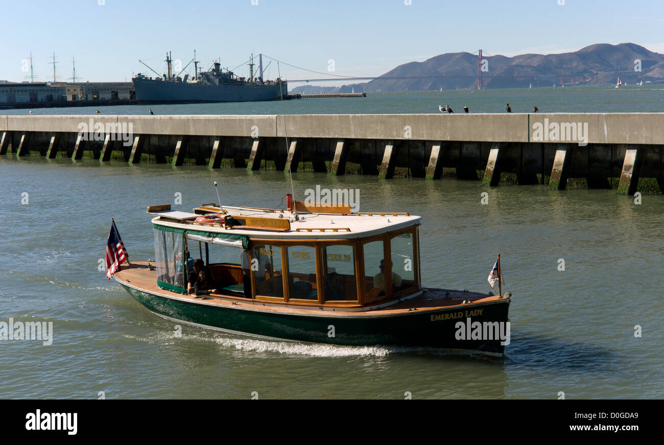 taxi boat tours San Francisco Bay Tourism tourists transportation