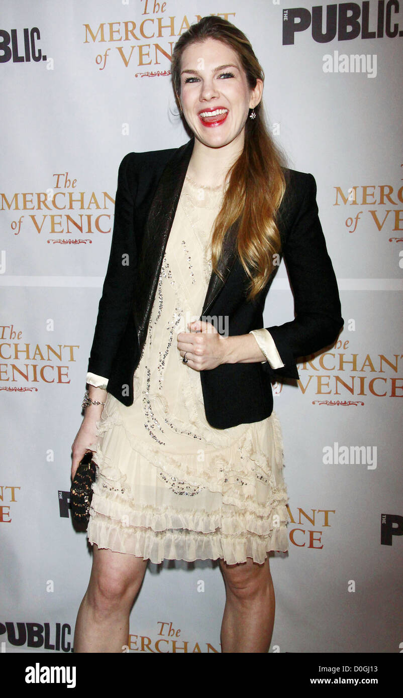 Lily Rabe Opening night after party celebration for The Public Theater ...
