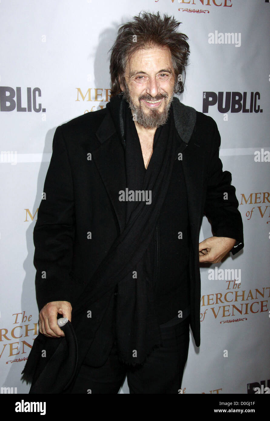 Al Pacino Opening night after party celebration for The Public Theater