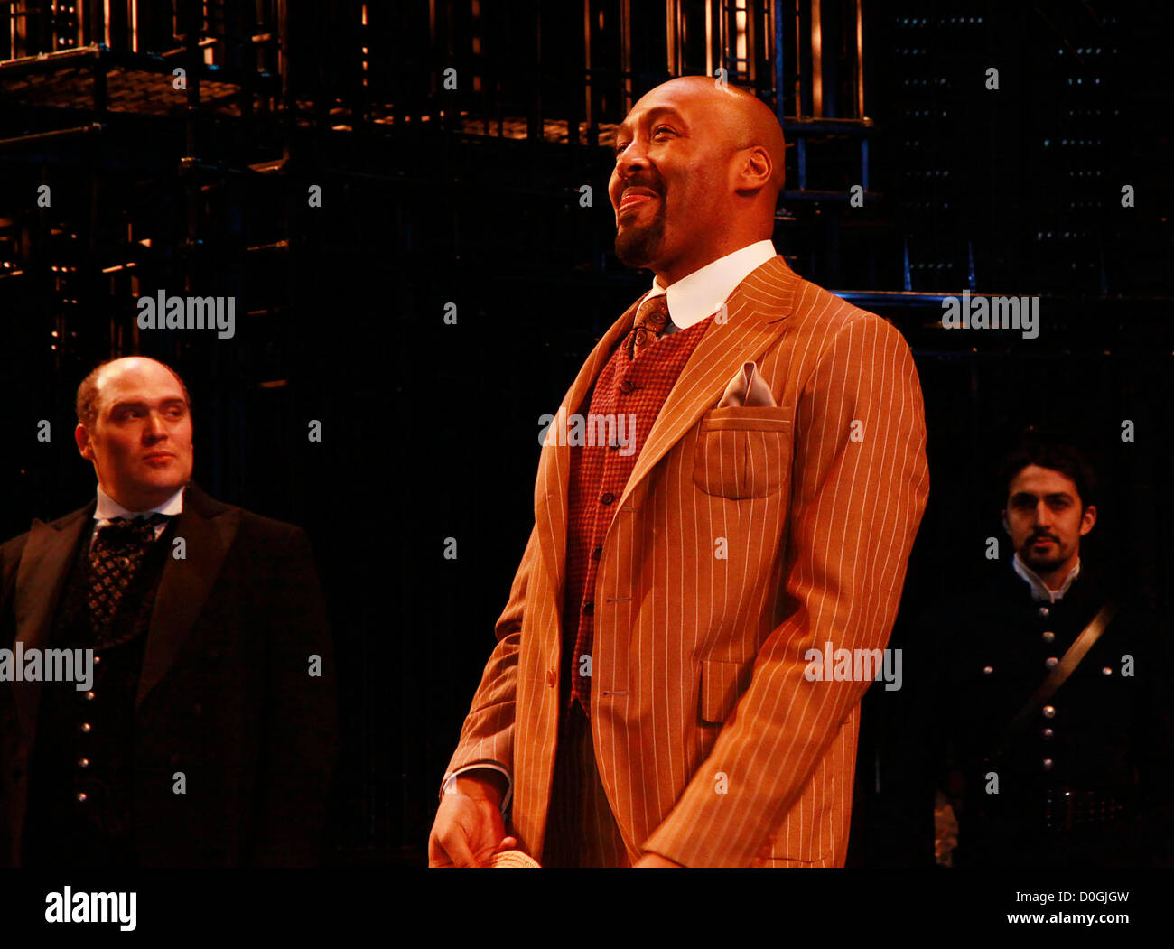 Jesse L. Martin Opening night celebration of The Public Theater Broadway production of 'The Merchant of Venice' at the Stock Photo