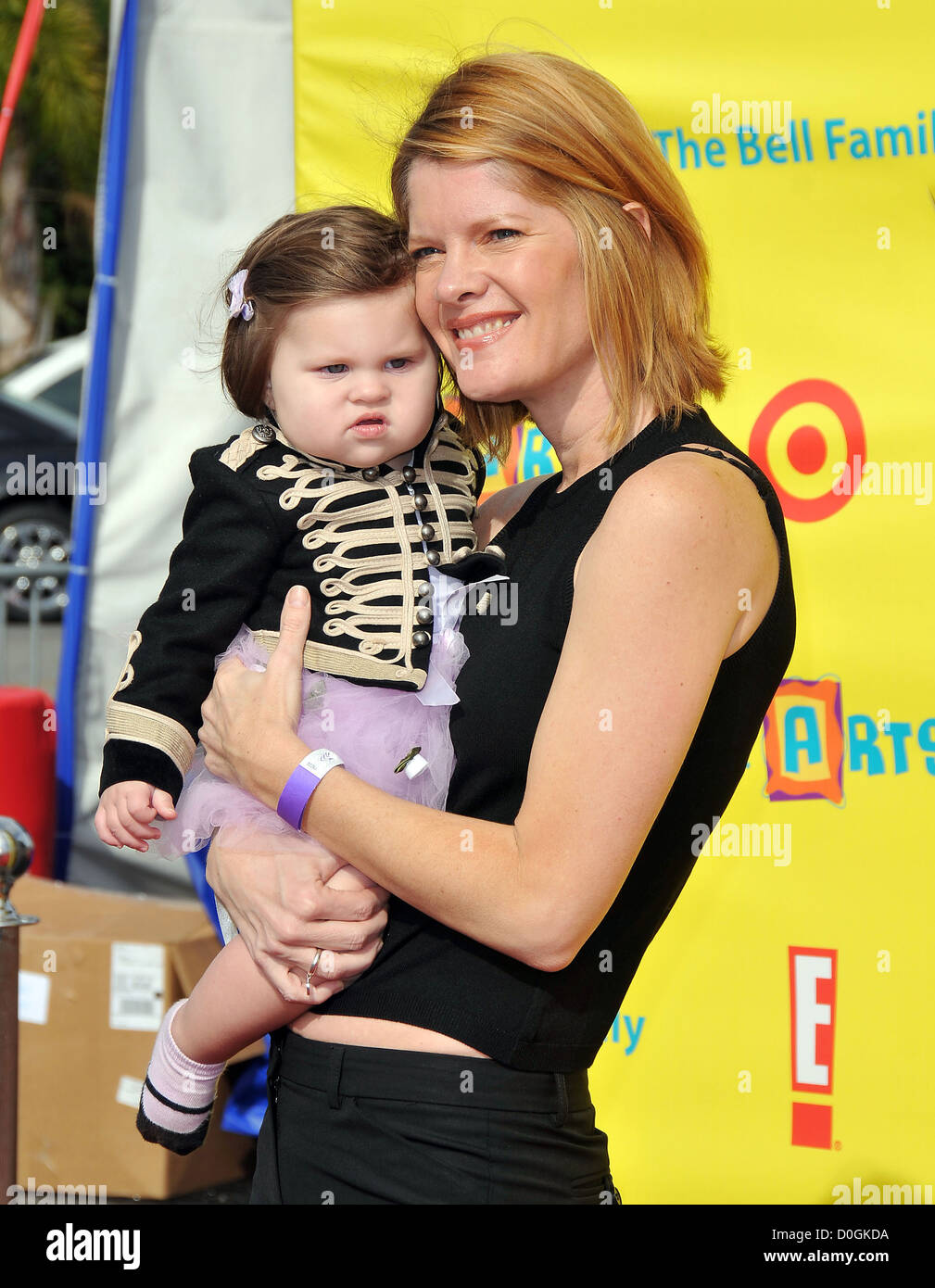 Michelle Stafford with her daughter Natalia Arts Loving Families Gather
