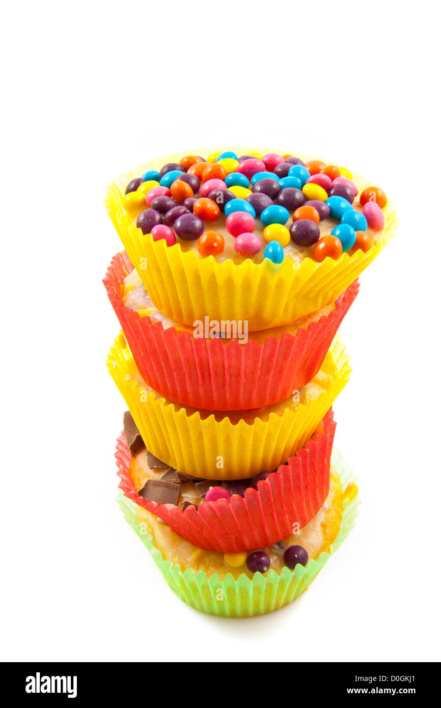 Pile cakes sweets isolated hi-res stock photography and images - Alamy