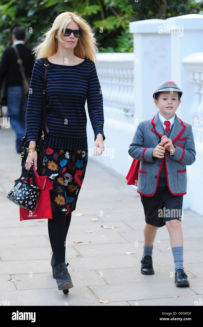 Claudia schiffer and son caspar hi res stock photography and images Alamy