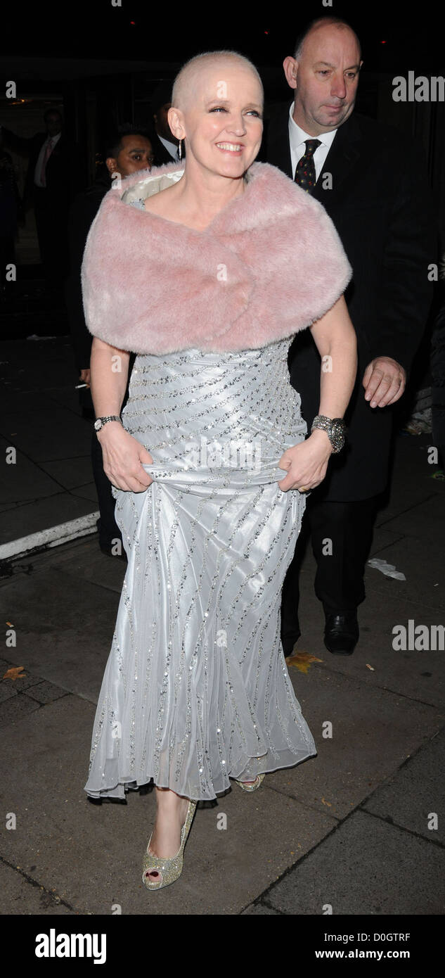 Bernie Nolan Pride of Britain Awards held at the Grosvenor House - Departures London, England - 08.11.10 Stock Photo