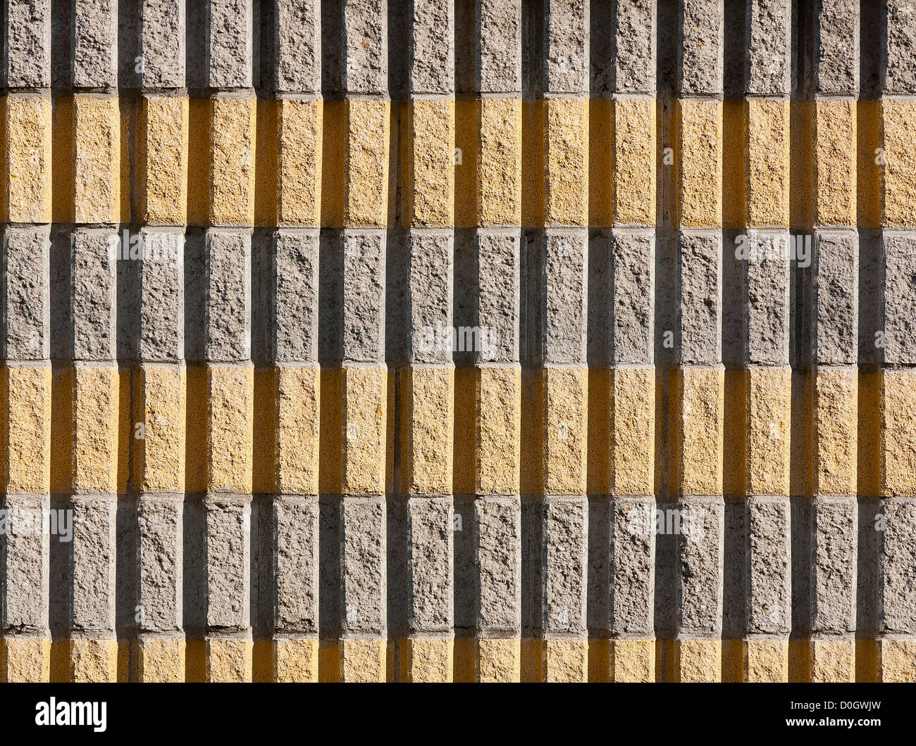 Yellow and gray bricks wall texture Stock Photo Alamy
